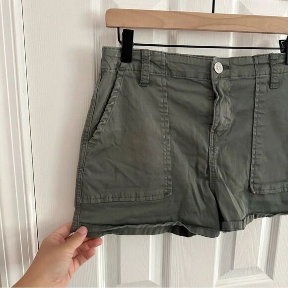 Hudson Women’s Utility Short Green Size 27 - Picture 3 of 10